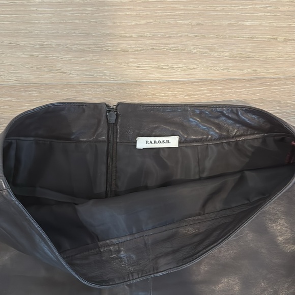 P.A.R.O.S.H. Biker Mini Skirt size S - Picture 3 of 3